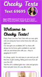 Mobile Screenshot of cheekytexts.com